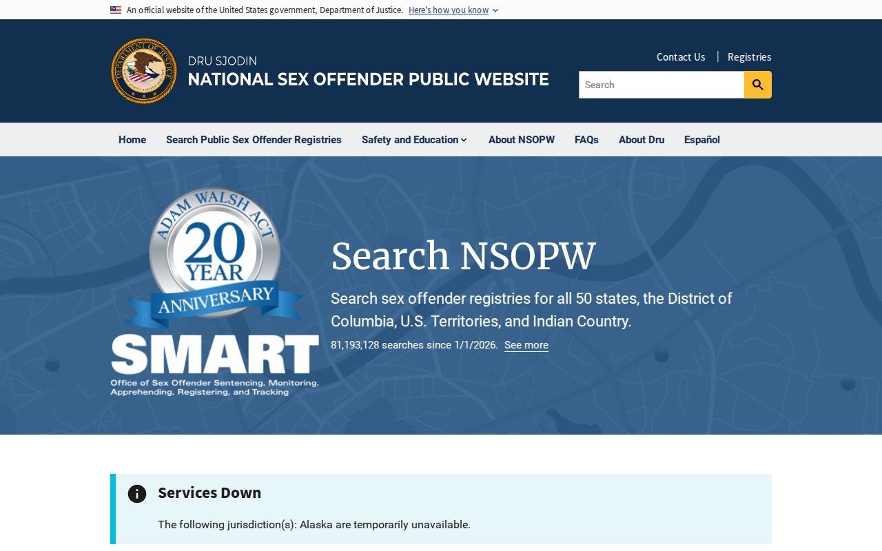 Polk County sex offender search through NSOPW